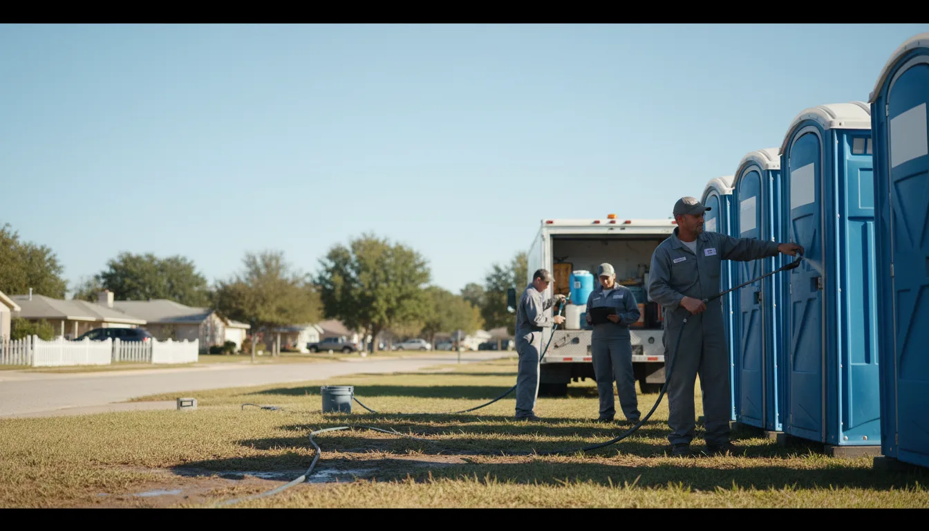 Long-Term Portable Toilet Rental in Eustace, TX near me